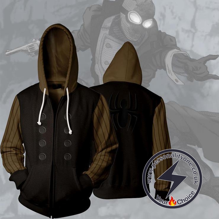 Spiderman Spider-Man Noir Zip Up Hoodie Jacket